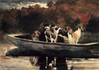 溫斯洛 荷默 Dogs in a Boat